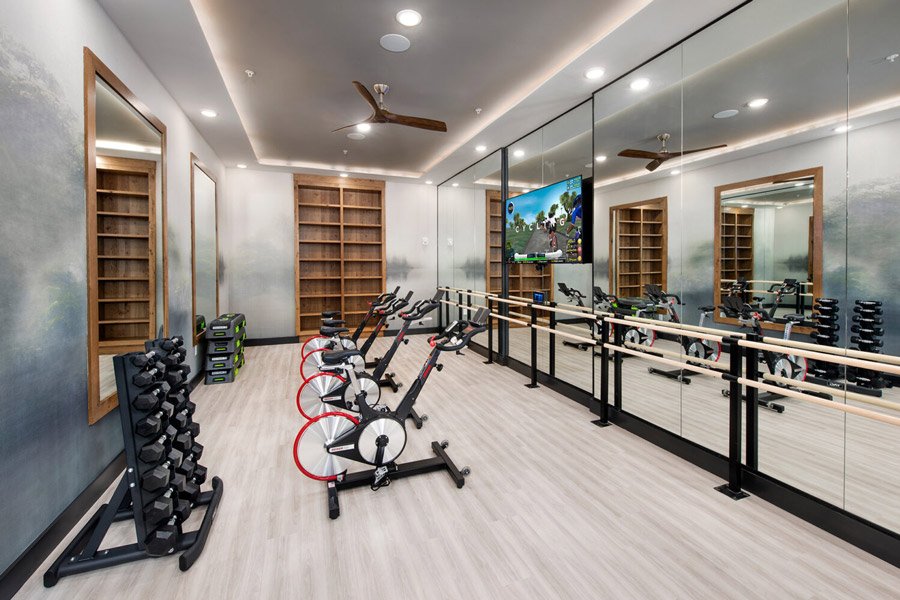 Town Triangle Crossing fitness studio