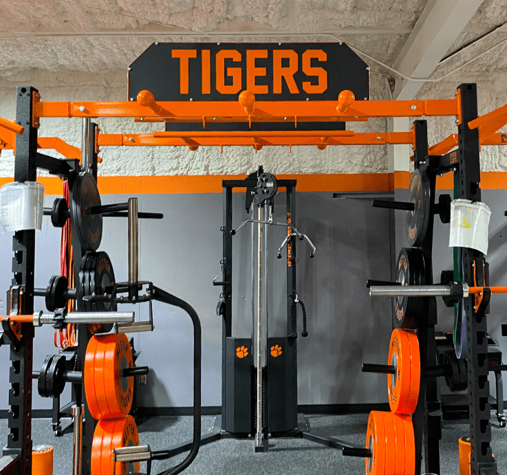 Metter High School branded lift equipment
