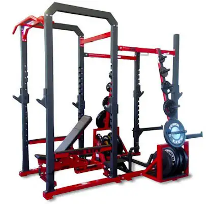 Power lift upgraded weight rack