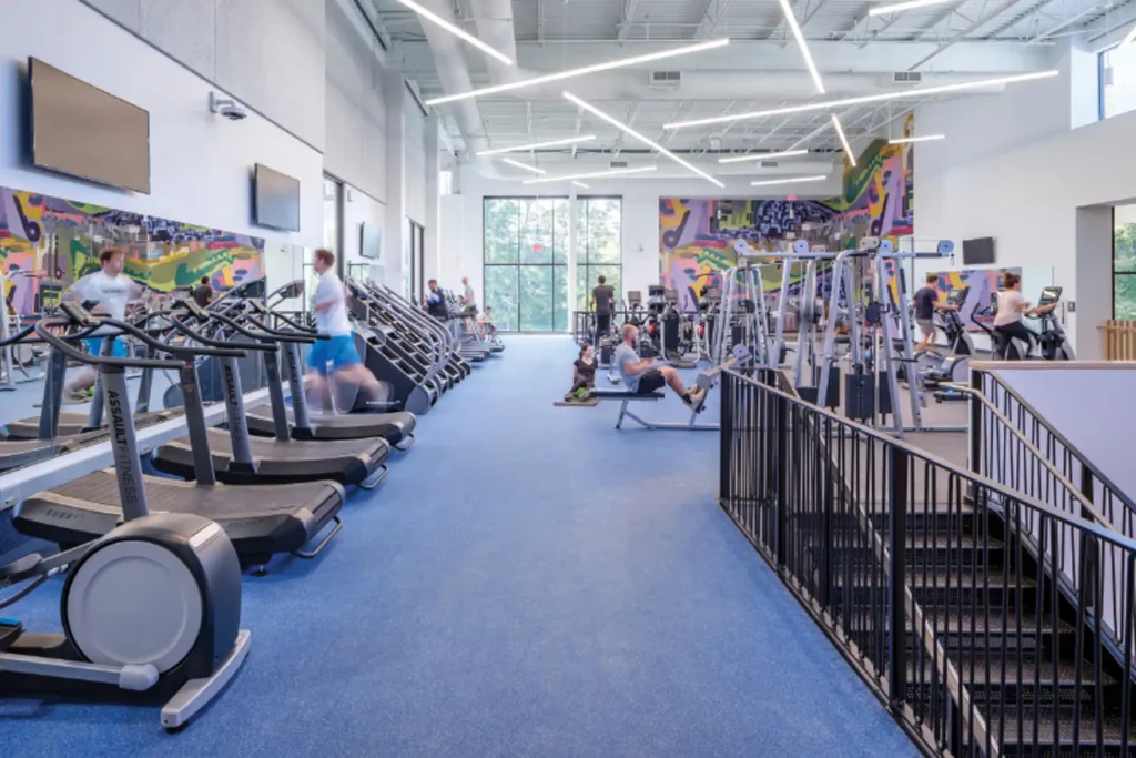 Advantage sports fitness gym set up