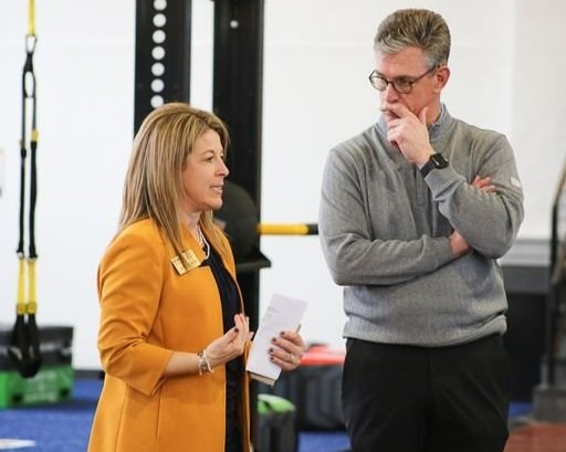 Florrie Chappel staff in the gym