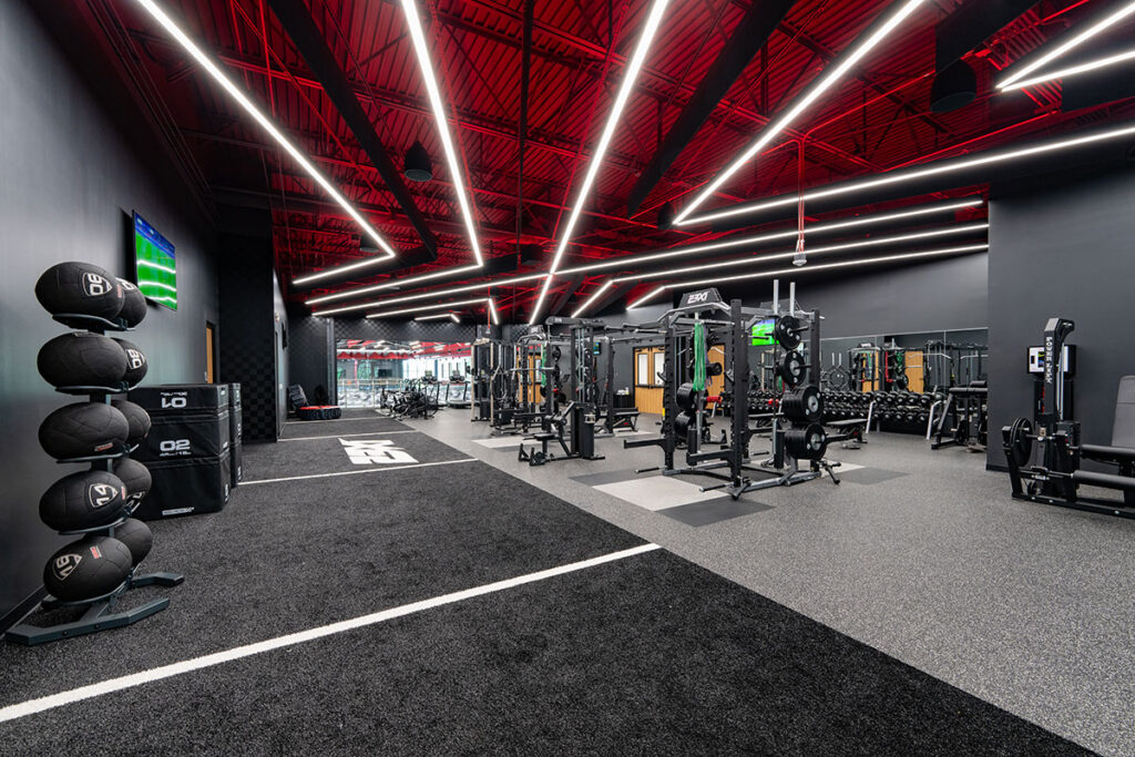 Upscale fitness equipment