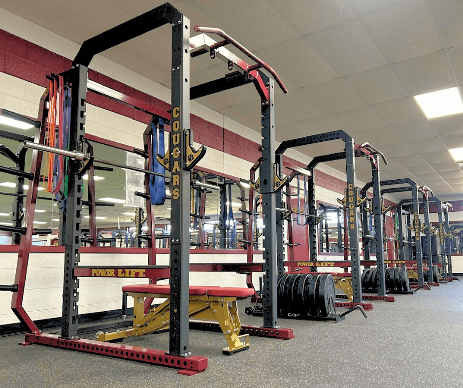 Pulaski County High School weight rack
