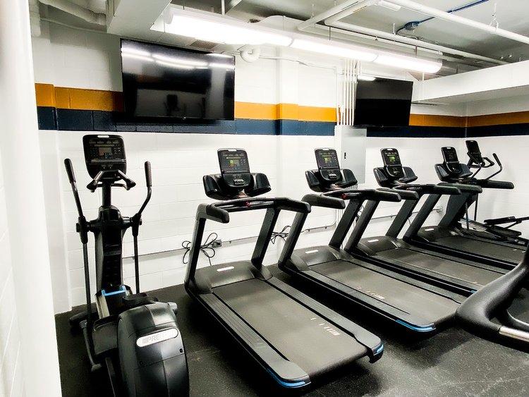Kiski Area High School branded fitness equipment