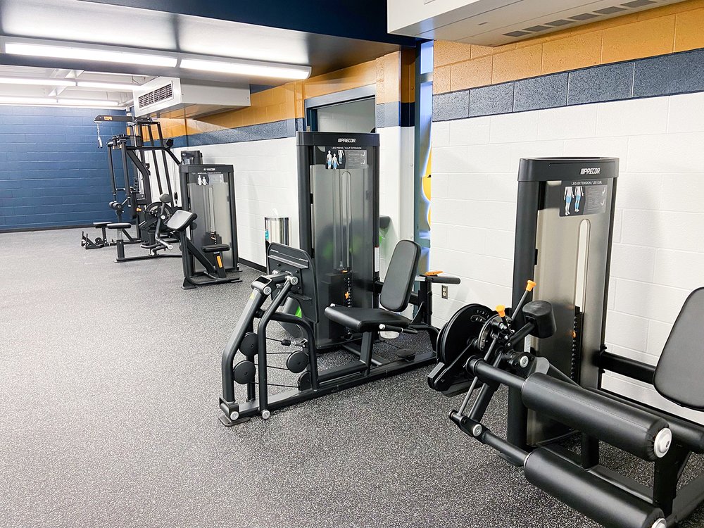 Kiski Area High School branded fitness equipment