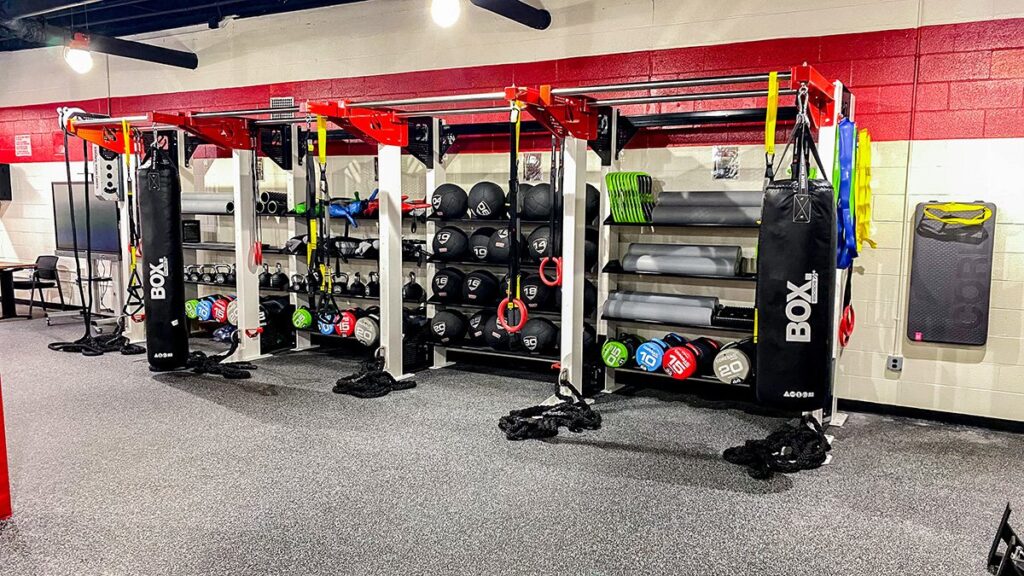 North Rockland High School fitness equipment