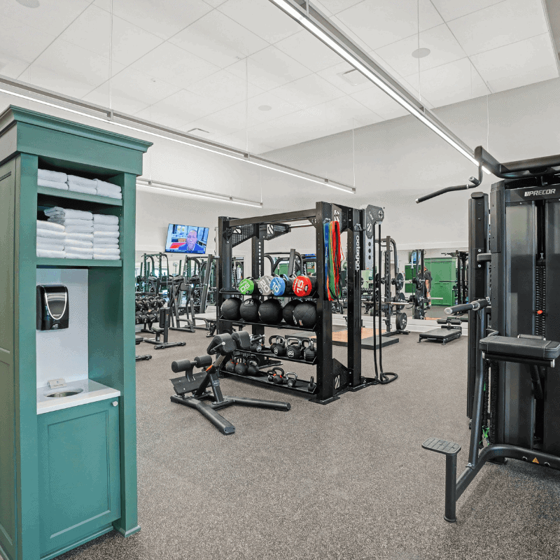 Ford Field & River Club gym