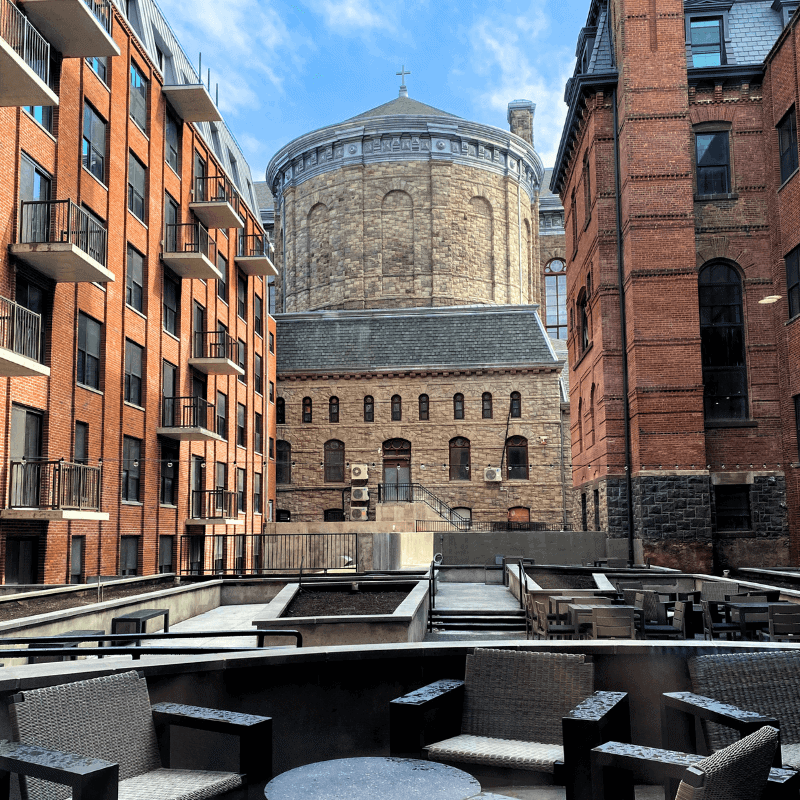 The Hartby outdoor lounge
