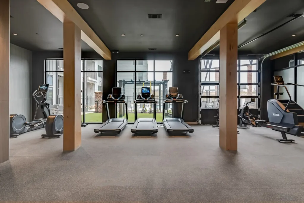 Luxury gym set up
