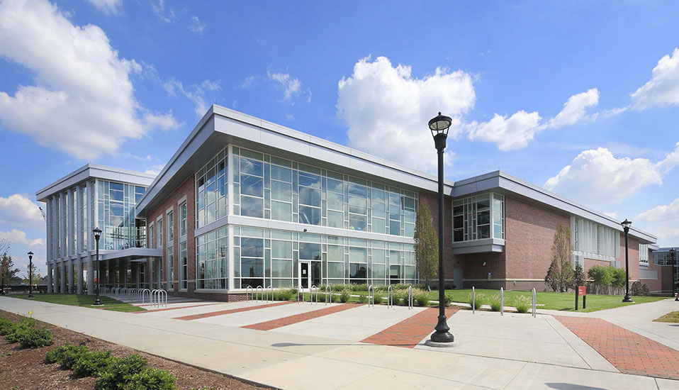 UNC Greensboro fitness center lobby