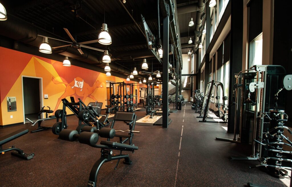 Campbell University fitness equipment