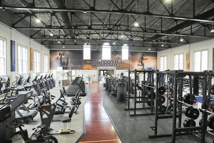 Georgia Southwestern logo gym mat