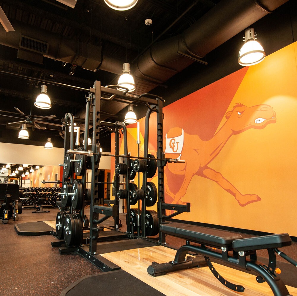 Campbell University fitness equipment