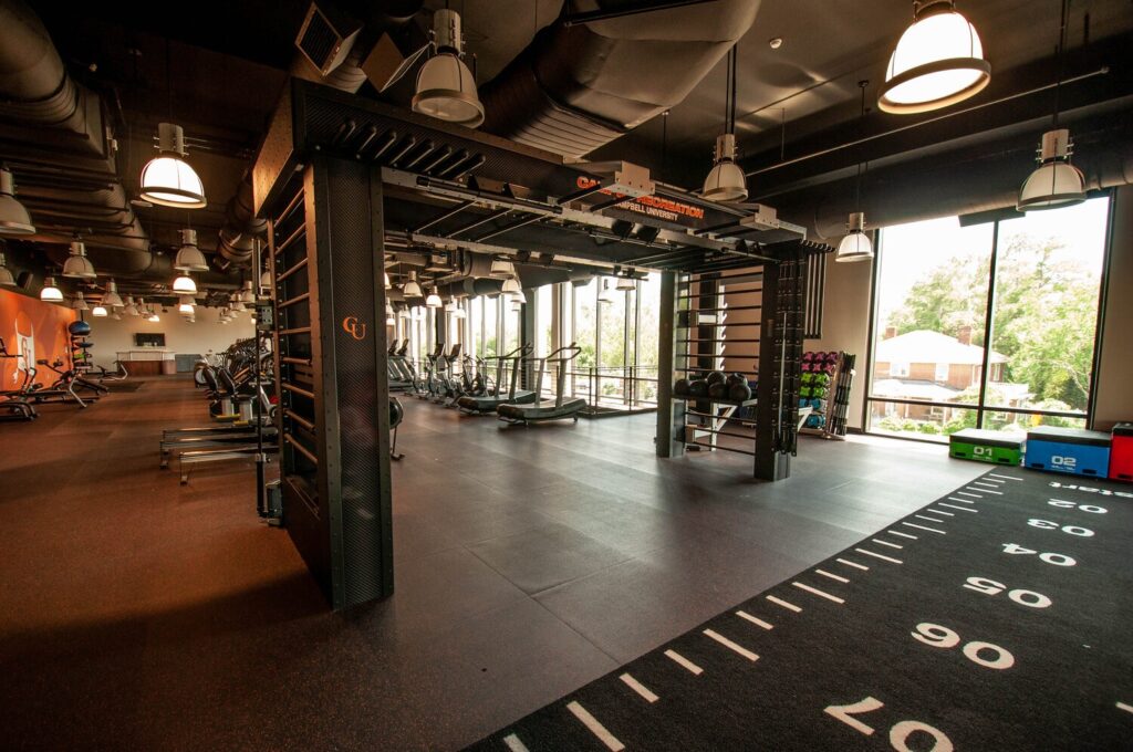 Campbell University fitness equipment