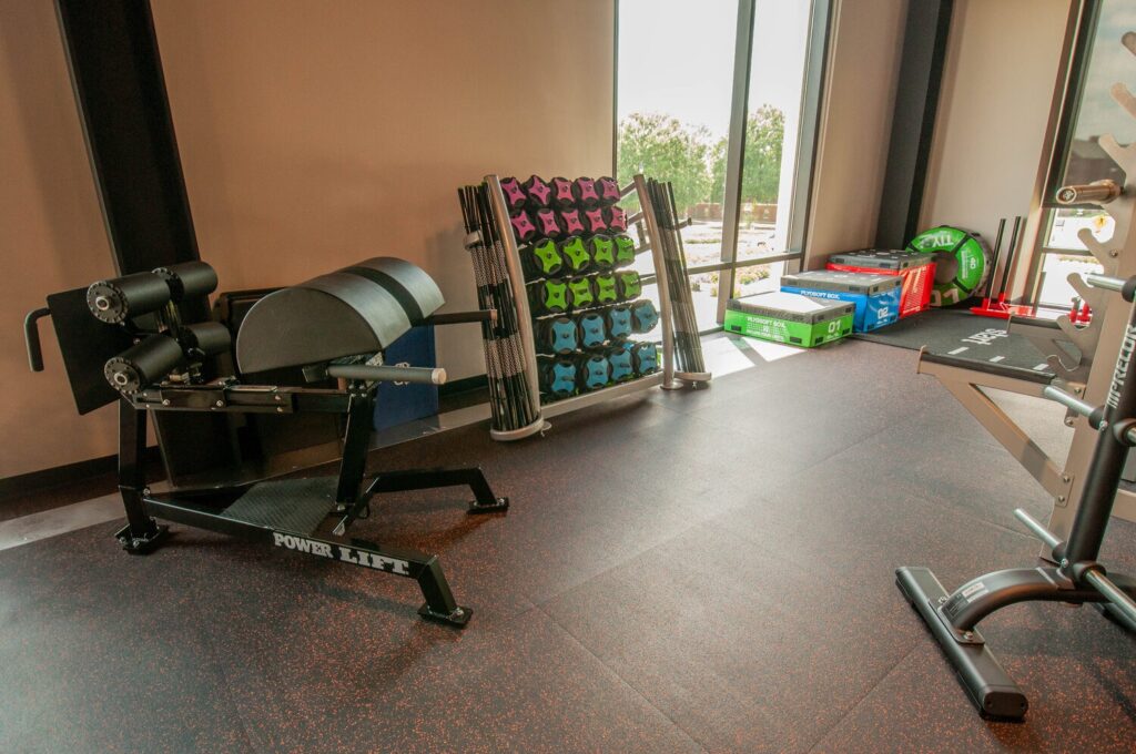 Campbell University fitness equipment