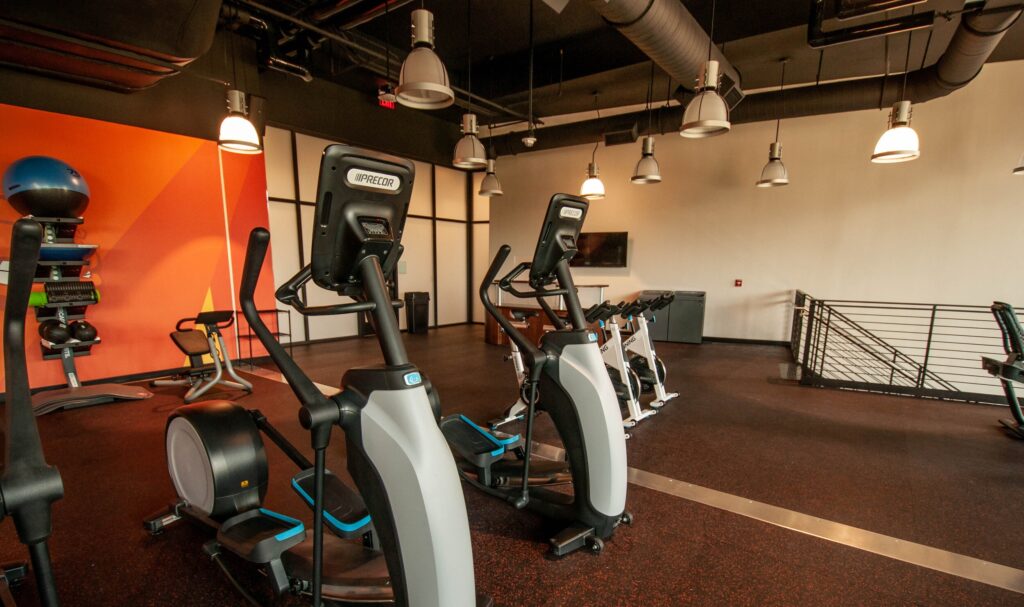 Campbell University fitness equipment