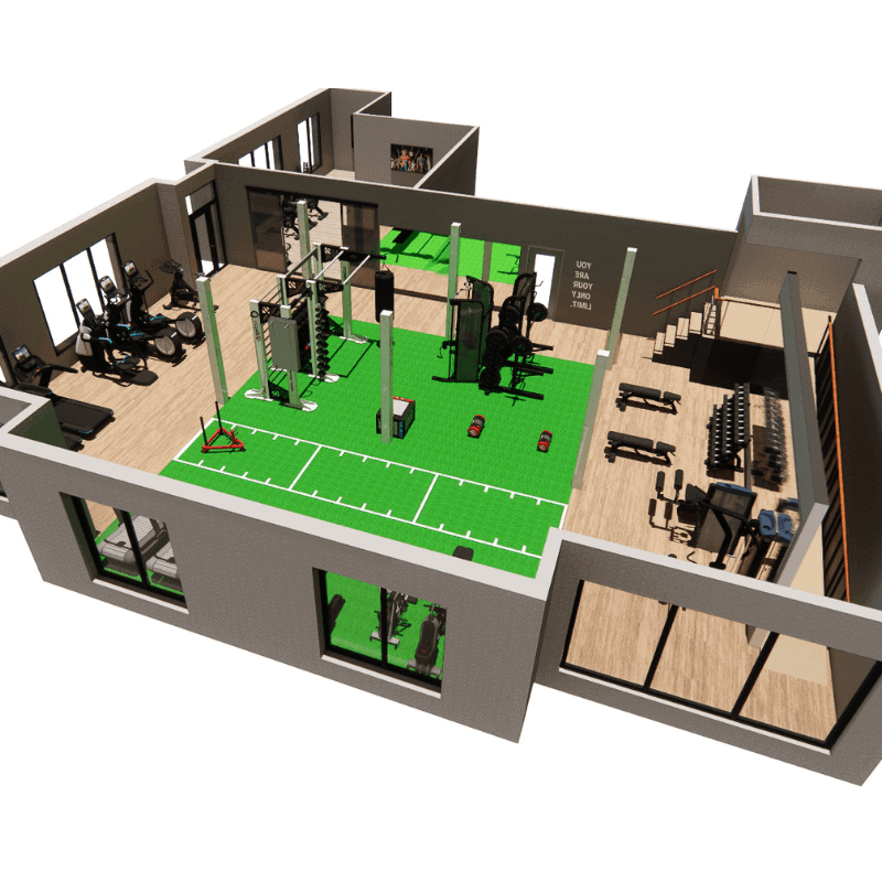 Customized fitness facility