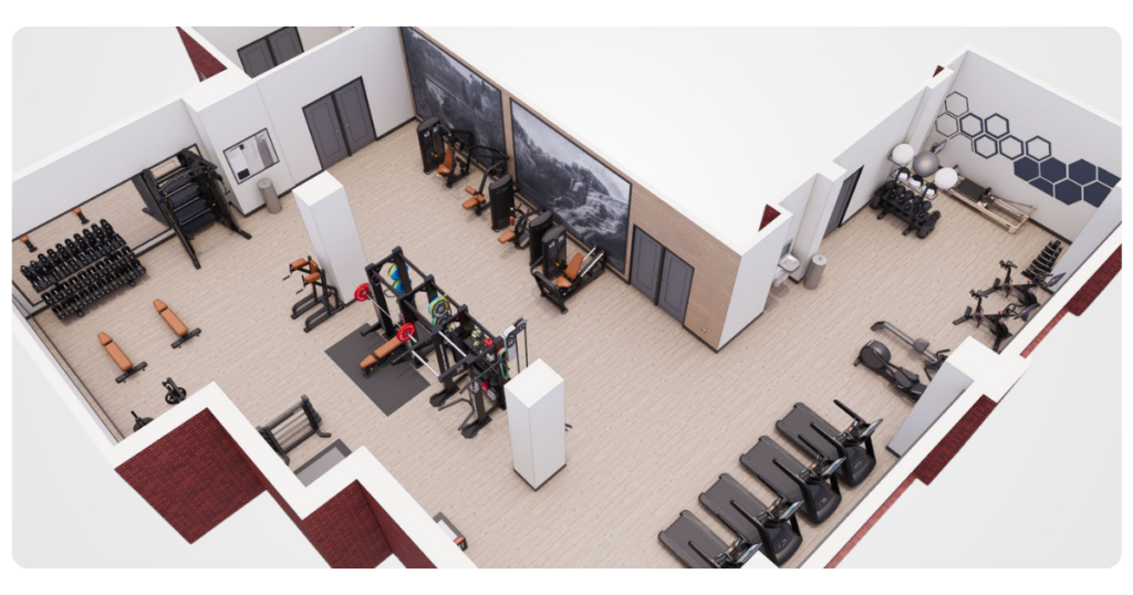 fitness layout
