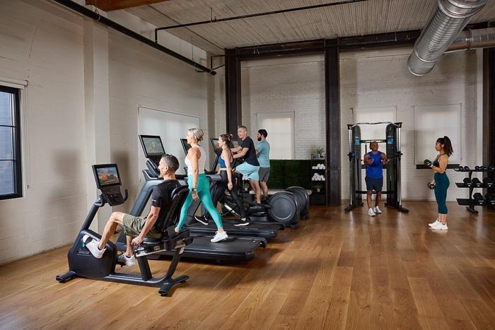 Fitness Equipment in use